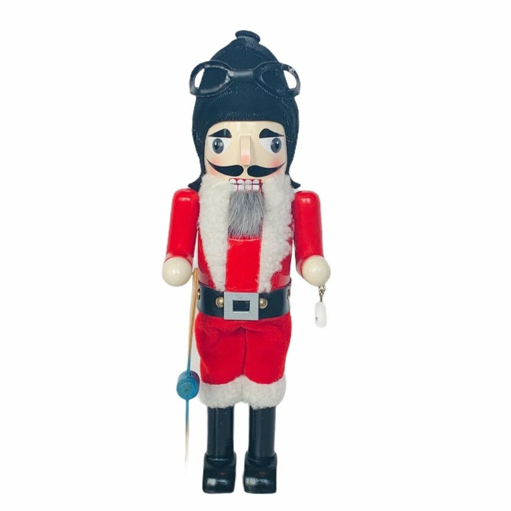 Nutcracker Christmas Red Baron Fighter Pilot decor